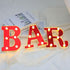 YUANYUYING Letter Neon Lights with Remote Control,Alphabet Number Signs for Wall Table Decor, Christmas Home Bar