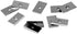 Square 20mm 0.787 Inch Carbide Inserts Cutter Blades 2 Edges 20x12x1.5mm for Woodworking Surfacing Groove Helical