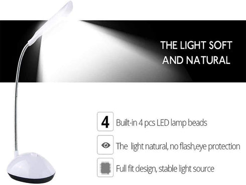 Qsvbeeqj 360 Sunset Battery Powered LED Desk Lamp Degree Rotation Reading Table Night Light Projector Lamp