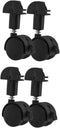 Balacoo 4 Pcs Cat Cage Casters Spinner Wheels Shopping Cart Wheels Bird