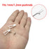 URIMPAVIDO 20PCS 21mm (1x21mm Clevis White Plastic Clevis for RC Airplane Plane Helicopter DIY Model Toy Replacement