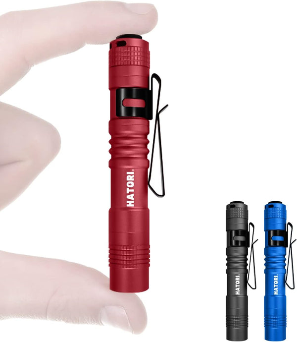 HATORI Flashlights Bright LED Flashlight Super Mini Flashlight with High Lumens Flash