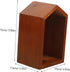 SOLUSTRE Retro House-Shaped Desk Organizer - Small Storage Shelf