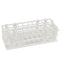 Plastic Test Tube Rack for 20mm, 40 Wells, Detachable (White, 40 Hole)
