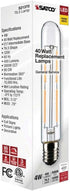Satco 23170-4T6.5/LED/CL/930/120V/E17 Tubular Intermediate Screw Base Exit Light Bulb