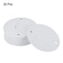 MECCANIXITY PVC Conduit Lid Round Junction Box Cover 4.5mm Hole Dia Waterproof for Conduit Box Pack of 20