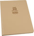Rite in the Rain Weatherproof Hard Cover Notebook, 8 3/4" x 11 1/4", Tan Cover, Universal Pattern