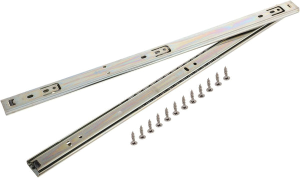 LIFKOME 2PCS Heavy Duty Wide Full Extension Ball Bearing Keyboard Drawer Slides Galvanized