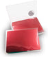 Metal Business Cards Anodized Aluminum Plaque Plate, 86X54X0.8mm (Red, Blank, 10PCS)
