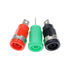 Qingdinu 40 4MM PCS Banana Plugs Female Jack Socket Plug Wire Connector Multimeter Head(Yellow)