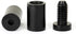 Sign Standoff 1/2" x 3/4", Black Aluminum Sign Standoff Screw for Acrylic, Glass, PVC, Pack of 4