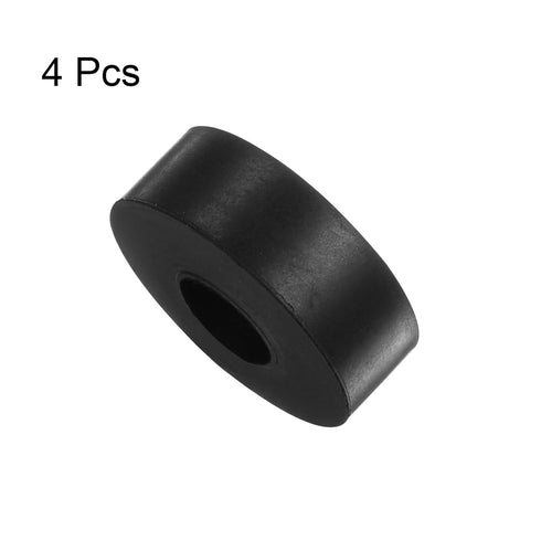 4pcs Rubber Spacer 2 Inch OD, 0.3 Inch ID, 2 Inch Thick Neoprene Round Anti Vibration Isolation Pads for Home Cars Boat
