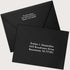 LUXPaper 4Bar A1 Contour Flap Invitation Envelopes | Black Linen | 3 5/8" x 5 1/8" | 80lb. Text | 50 Qty