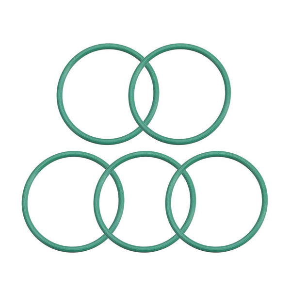 uxcell Green Fluorine Rubber O-Rings, 30mm OD 27mm ID 1.5mm Width FKM Seal Gasket, Pack of 5