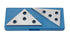Accusize Industrial Tools 2 Pcs Solid Angle Plate Set - 30-60-90 Deg and 45-45-90 Deg