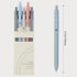 5pcs FIOVER Gel Pens Quick Dry Ink Pens Fine Point Premium Retractable Rolling Ball Gel Pens Black Ink Smooth Writing