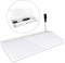 Small Glass Desktop Whiteboard Dry Erase Board, Desk Board Buddy with 2 Markers, 1 Eraser for Office, Home, School