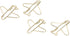 Zerodis Airplane Shaped Paper Clips, 100Pcs Mini Cute Paperclips for Document Sorting and Organizing at Office, School,