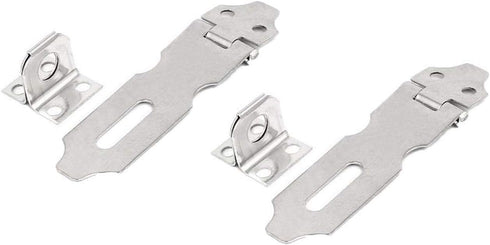 XMHF 20 Sets Stainless Steel Padlock Hasp Gate Lock Door Clasp Drawer Latch