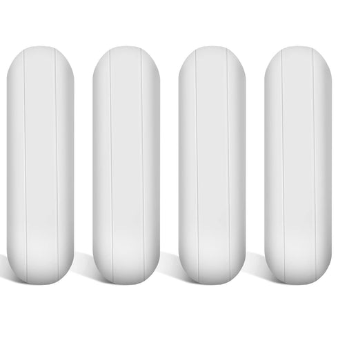 PTFE Magnetic Stirrer Mixer Stir Bar - White Color Laboratory Bar, 4 Pieces, 35 mm