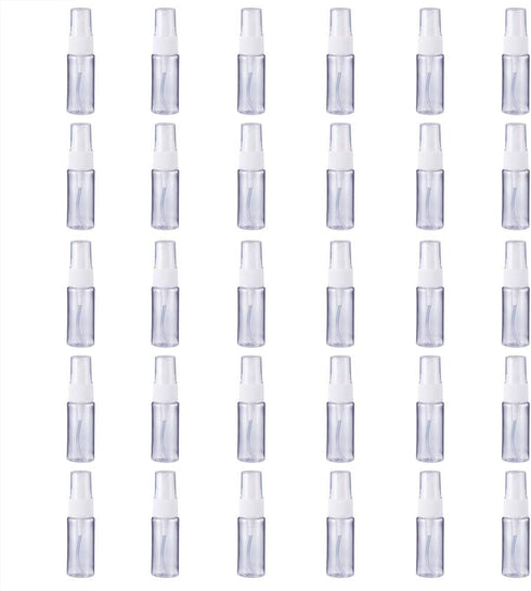 30 Pack 20ml 10pcs BENECREAT Fine Mist Spray Bottles Travel Size Bottles Travel Essentials Cosmetic Sample Bottles