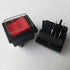 2Pcs KEDU HY12 4Pins Push Button Switch, AC 125/250/400V, Waterproof Rocker Switches for Electrical Appliances