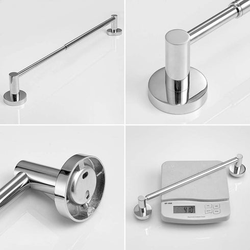 15 26 Inch SUS304 BESy Adjustable to Single Bath Towel Bar Rack for Bathroom Accessories Stainless Steel Towel Holder