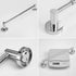 15 26 Inch SUS304 BESy Adjustable to Single Bath Towel Bar Rack for Bathroom Accessories Stainless Steel Towel Holder