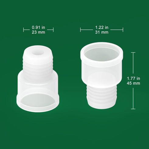 Silicone Lab Stopper, 24# Leak-Proof Lab Stopper for Labware with 24/40 Outer Joint, Versatile Laboratory Supplies, 10pcs in Total