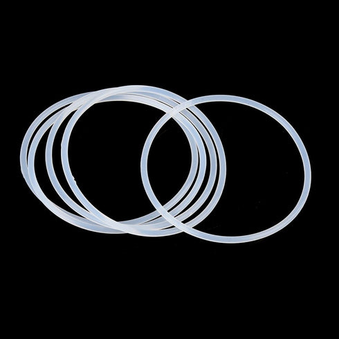 X AUTOHAUX Silicone O-Rings, 48.6mm OD 45mm ID 1.8mm Width VMQ Seal Gasket, White, Pack of 20