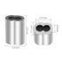 200 Pcs Aluminum Crimping Loop Sleeve 1/16", Cable Ferrule Wire Rope Sleeves for Loop Sleeve (200 Pcs)