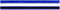 Alumicolor 24IN Aluminum Non-Slip Desk Ruler - Blue Color