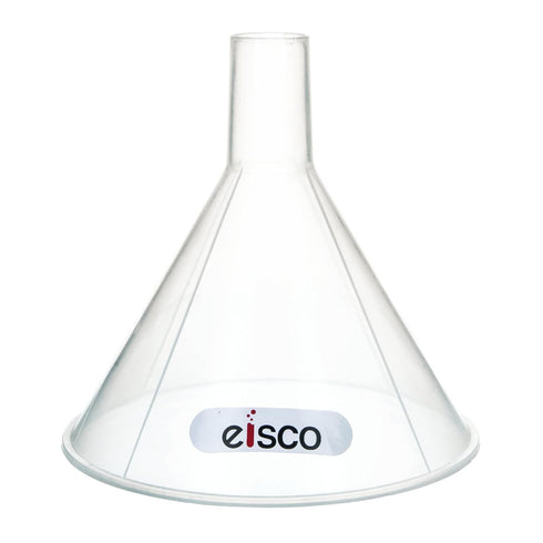 EISCO 6" Powder Funnel, Polypropylene Plastic, Resistant to Acids & Alkalis, for Laboratory Use