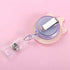 Pink Pig Retractable Badge Reel, Name Card Holder Lanyard, Cute Nurse Badge Holder for Office, School Supplies
