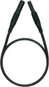 Test Lead Extension Cable, Banana Plug 4 mm Straight-Straight, 36 Inch Male-Female, Black, Red, Green