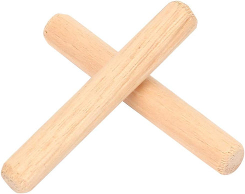 Round Wood Tenon Grooved Plugs, Hard Wood Craft Furniture Fitting Rods Tool (6 * 40mm / 0.2 * 1.6in)