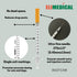 Veterinary Insulin Syringe U-100, 0.5cc (0.5ml), 27g x 1/2 inch, Individually Packed, for Pet Cat or Dog, 100 per Box