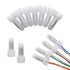 1000 PCS CE1 Closed End Wire Connector, Insulated Terminal Closed End Crimp Caps Set AWG 22-16