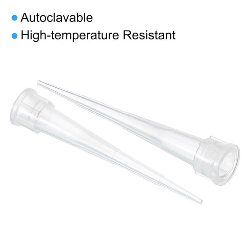 PATIKIL 10ul Pipette Tips - 100 Pcs PP Plastic Autoclavable Universal Liquid Transfer Pipette Tips for Laboratory