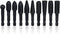 Mesee 10 Pieces Rotary Burr Rasp Set, 1/4 Inch Hex Shank Quick Change Wood Carving Drill Bits