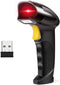 Barcode Scanner Wireless, Basecent USB Quick Laser Reader, Handheld Barcode Scanner for Library, Warehouse, Store
