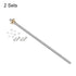 uxcell 2 Pcs 300mm / 12 Inch Tr8x4 Stainless Steel Lead Screw with T8 Brass Nut for 3D Printer Z Axis, CNC Machine