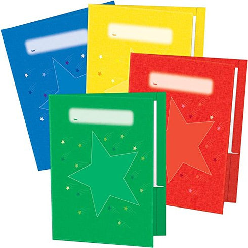 Really Good Stuff Folders - Set of 12, Single Color