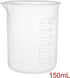uxcell 5pcs Measuring Cup Labs PP Graduated Beakers 150ml