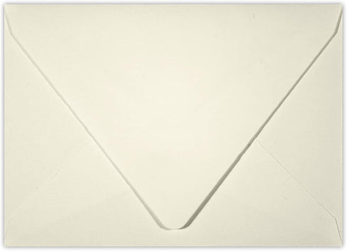 LUXPaper 4Bar A1 Contour Flap Invitation Envelopes, Natural, 50 Qty