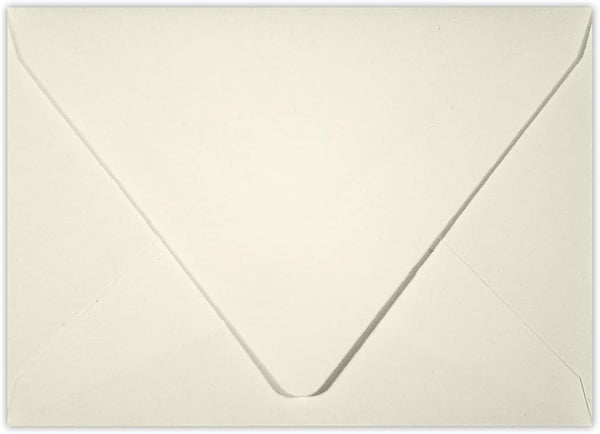 LUXPaper 4Bar A1 Contour Flap Invitation Envelopes, Natural, 50 Qty