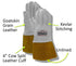 MAGID Roadmaster 5407 Goatskin Leather TIG Welding Glove - 11/2XL (1 PR)