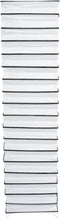 Veemoon Minimalist Vertical Paper Lamp Shade Floor Cover Frame with Black Strips