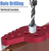 Mesee Vertical Pocket Hole Drilling Jig - 2-In-1 Woodworking Dowelling Jig Locator with Scriber
