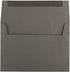 JAM PAPER A7 Premium Invitation Envelopes, 5 1/4 x 7 1/4, Dark Grey, 50/Pack